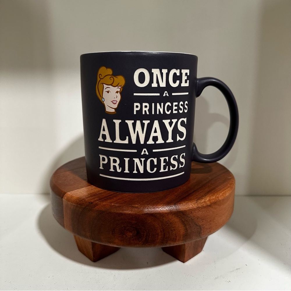 Disney Parks Cinderella Coffee Tea Mug Once a Princess Always a Princess